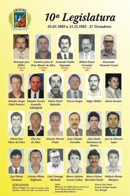 Quadro da 10ª Legislatura (1989-1992)