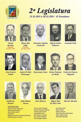 Quadro da 2ª Legislatura (1951-1955)