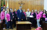 Câmara prestou homenagem especial para o projeto Outubro Rosa do Imama