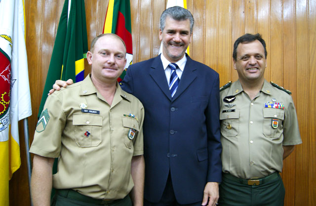 Sargento Rauber foi agraciado com o título de Cidadão Honorário
