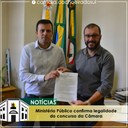 MINISTÉRIO PÚBLICO CONFIRMA LEGALIDADE DO CONCURSO DA CÂMARA.