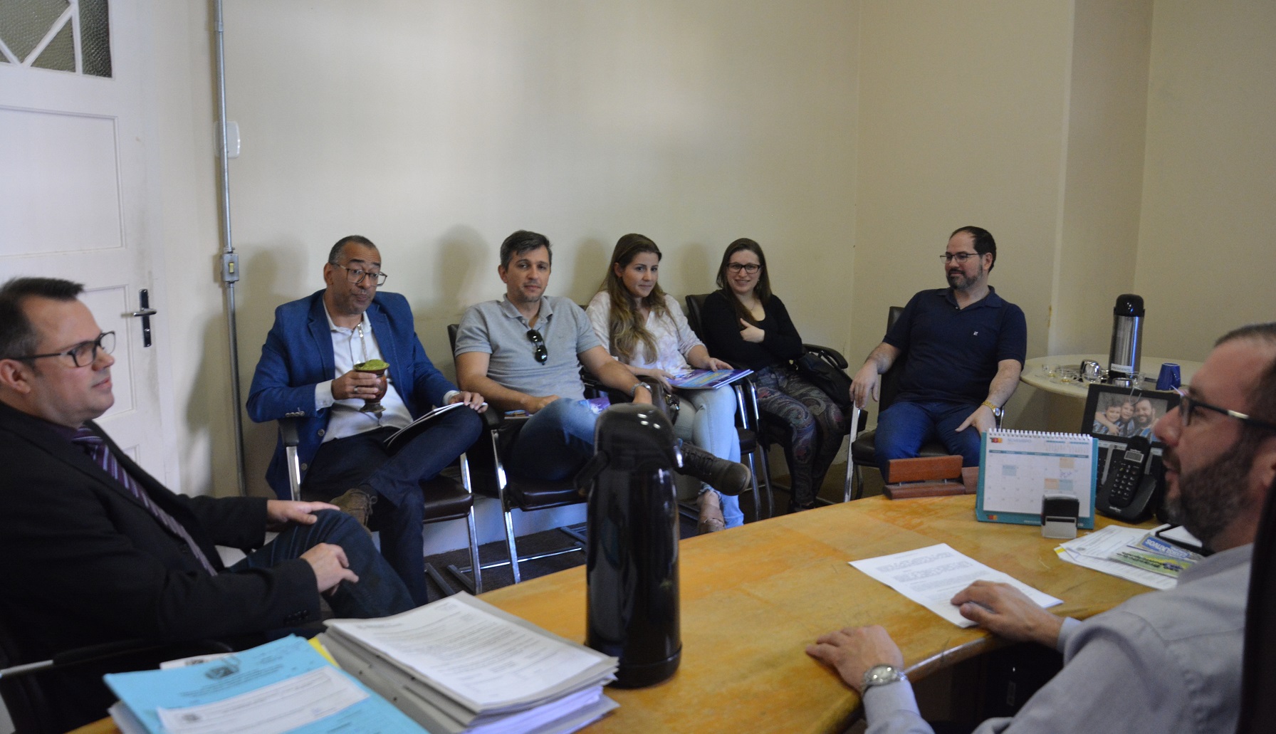 Servidores da Câmara de Canguçu conhecem sistema informatizado do Legislativo de Cachoeira.