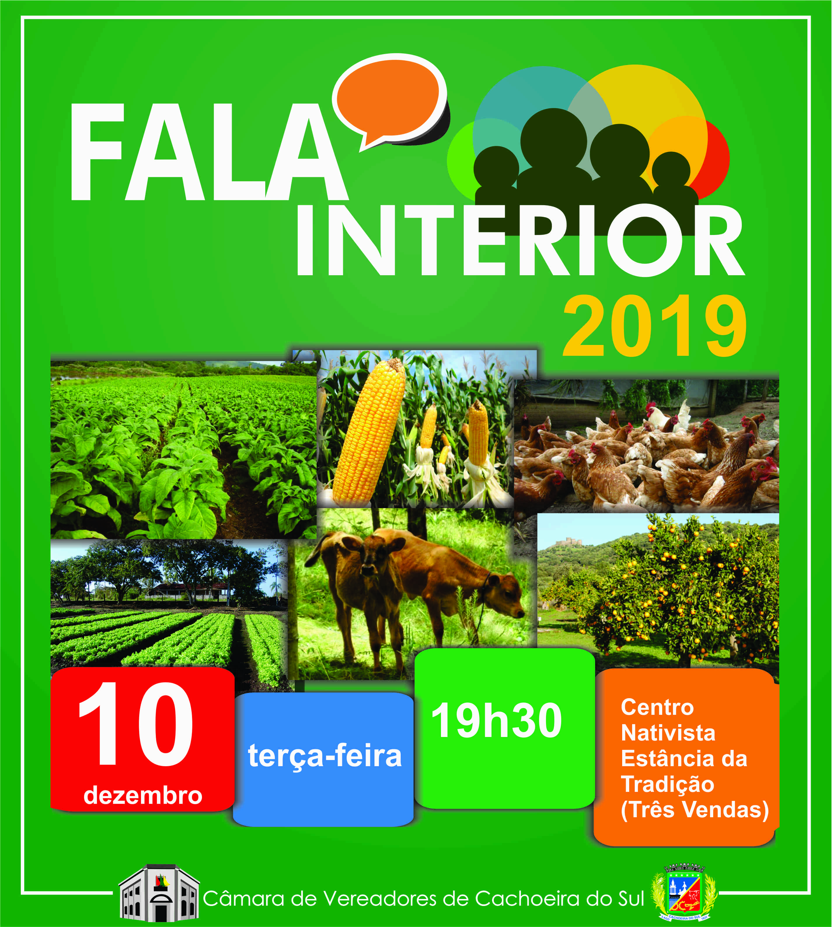 Amanhã tem Fala Interior na localidade de Três Vendas