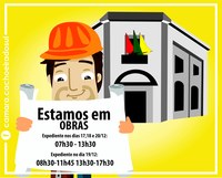 Câmara fará turno único nessa semana para continuidade das obras