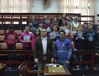 Estudantes da Escola Antônio Vicente visitam a Câmara