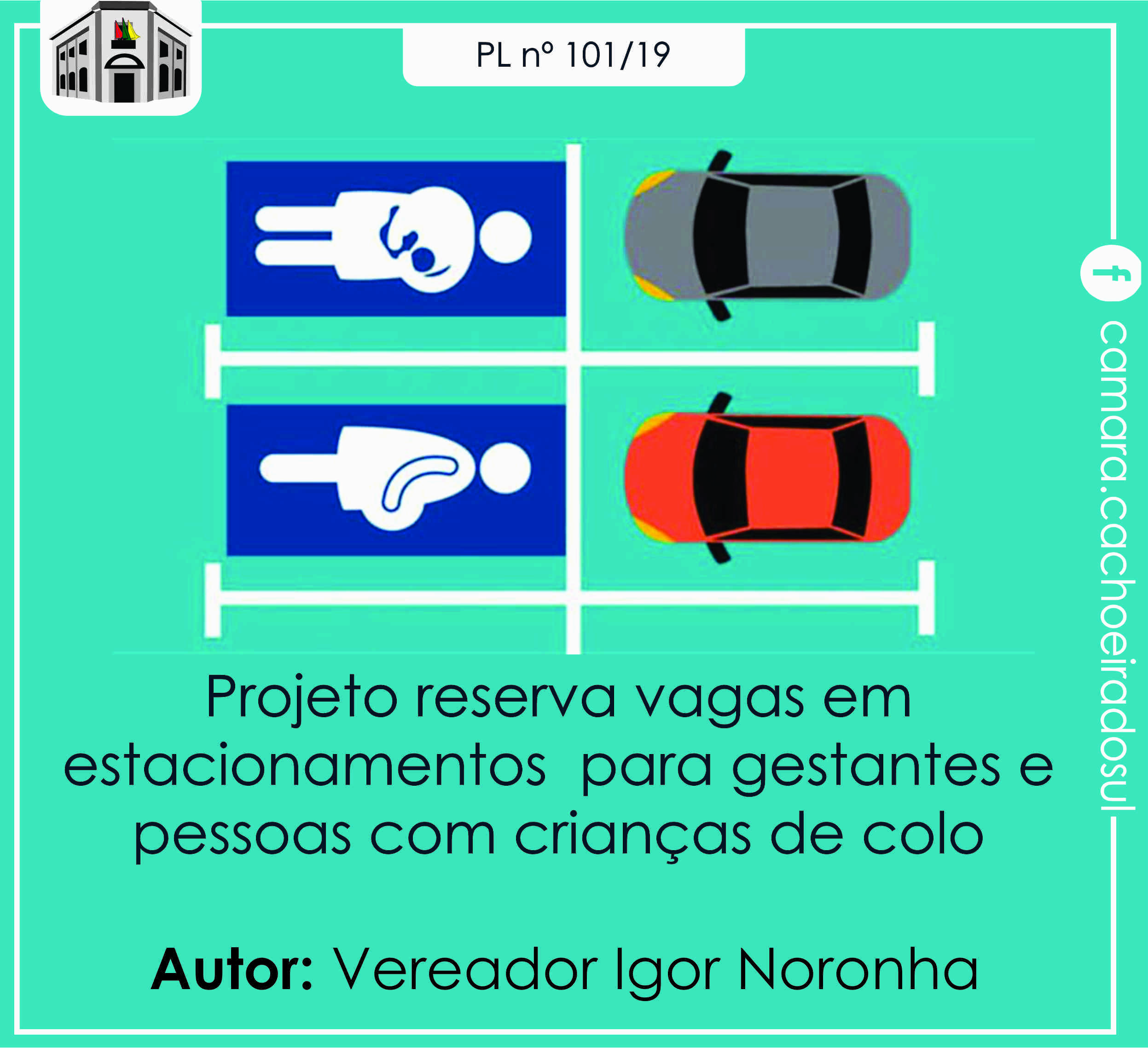 Igor apresenta PL que garante reserva vagas em estacionamentos para gestantes e pessoas com crianças de colo