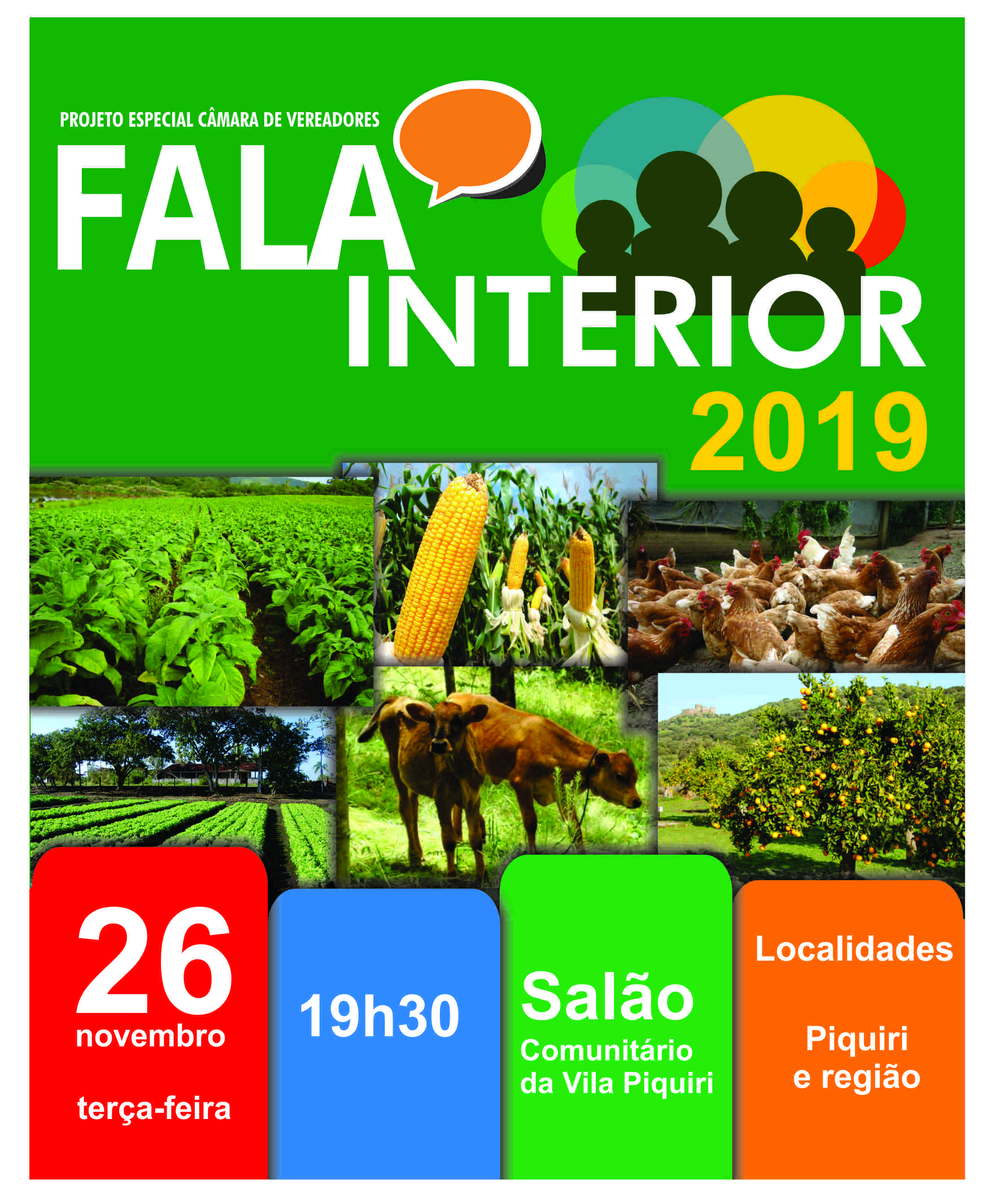 Nesta terça-feira tem “Fala Interior” no Piquiri