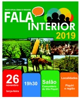 Nesta terça-feira tem “Fala Interior” no Piquiri