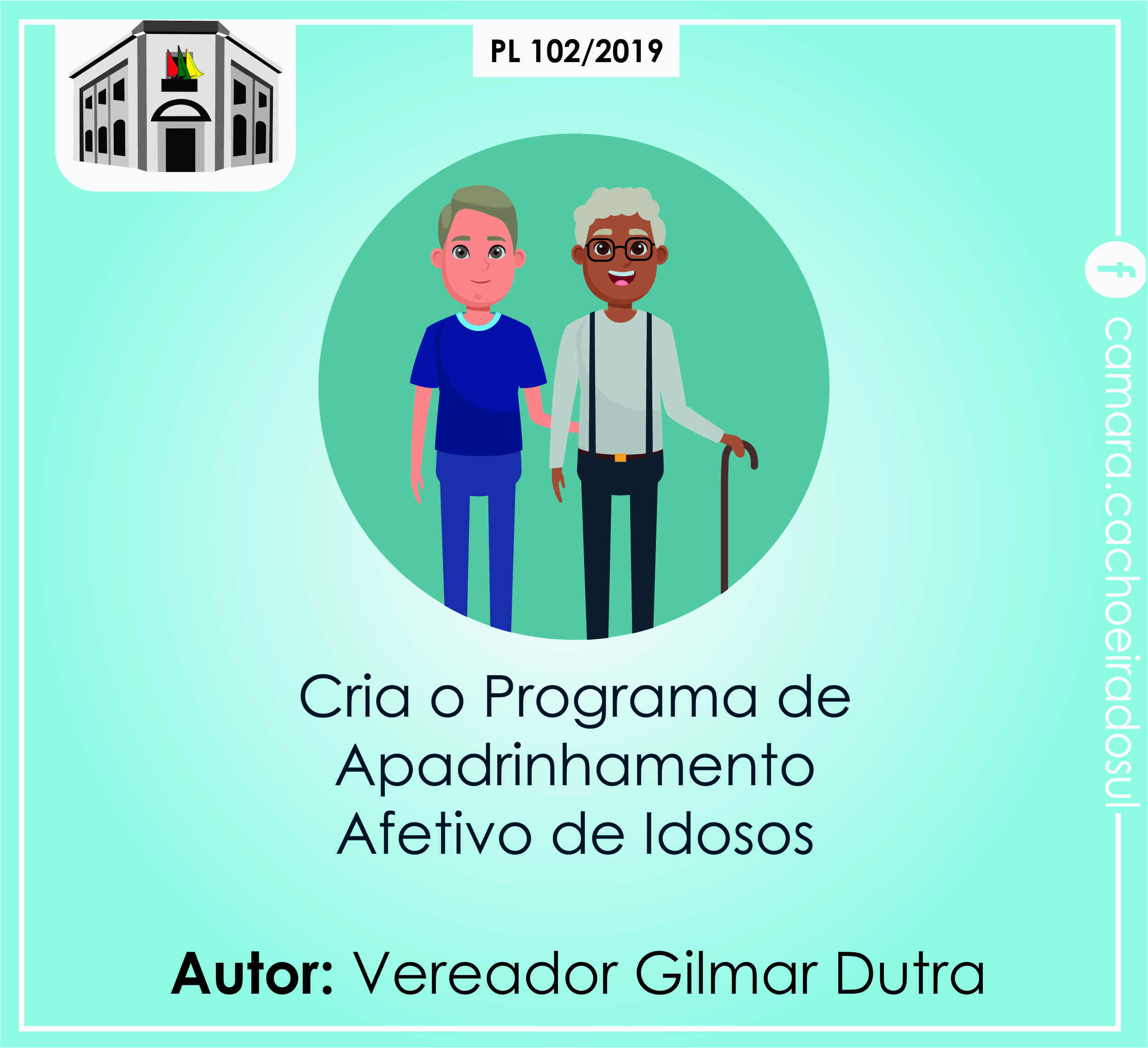 PL de Gilmar cria Programa de Apadrinhamento Afetivo de Idosos