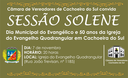 Sessão Solene ao Dia Municipal do Evangélico e aos 50 anos da Igreja do Evangelho Quadrangular em Cachoeira do Sul é nesta quinta-feira