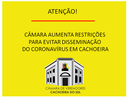 Câmara aumenta restrições para evitar disseminação do coronavírus em Cachoeira do Sul