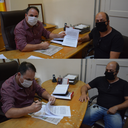 Câmara assina contrato para finalização da pintura do Palácio Legislativo João Neves da Fontoura Câmara assina contrato para finalização da pintura do Palácio Legislativo João Neves da Fontoura