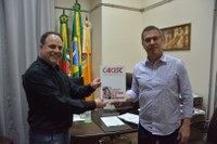 Presidente recebe o idealizador do Projeto Profissional do Amanhã