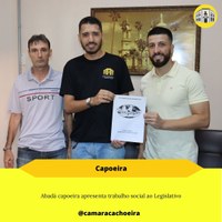 Abadá capoeira apresenta trabalho social ao Legislativo