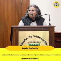 Adriana Palladino assume cadeira de Marcelo Figueiró; Câmara chega a 6 vereadoras