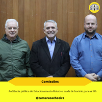 Audiência pública do Estacionamento Rotativo muda de horário para as 18h