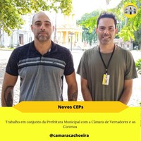 Cachoeira ganha 47 novos CEPs