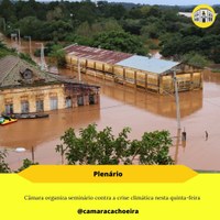 Câmara organiza seminário contra a crise climática nesta quinta-feira