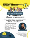 Câmara realiza audiência pública sobre acessibilidade