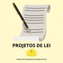 Câmara recebe cinco Projetos de Lei Ordinária