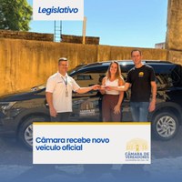 Câmara recebe novo veículo oficial