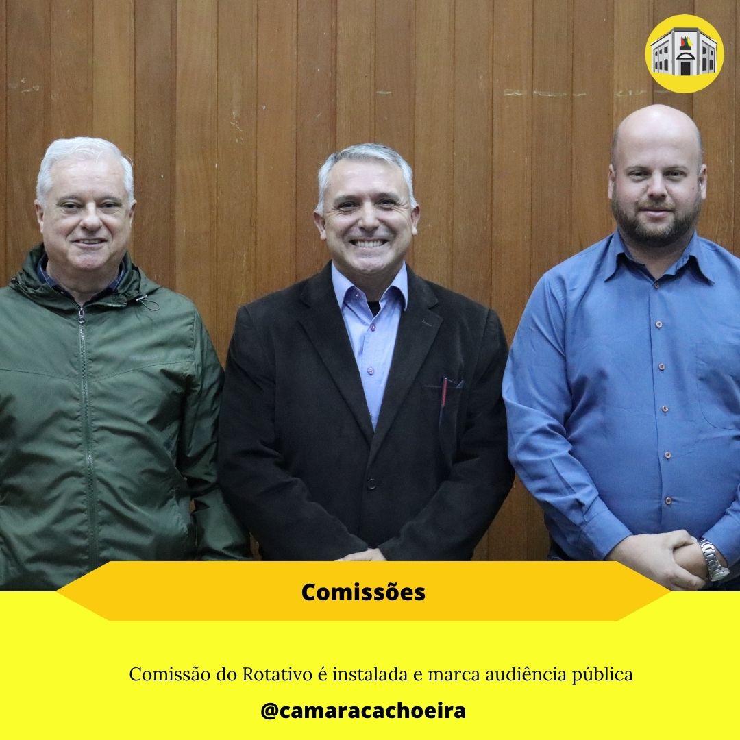 Comissão do Rotativo é instalada e marca audiência pública