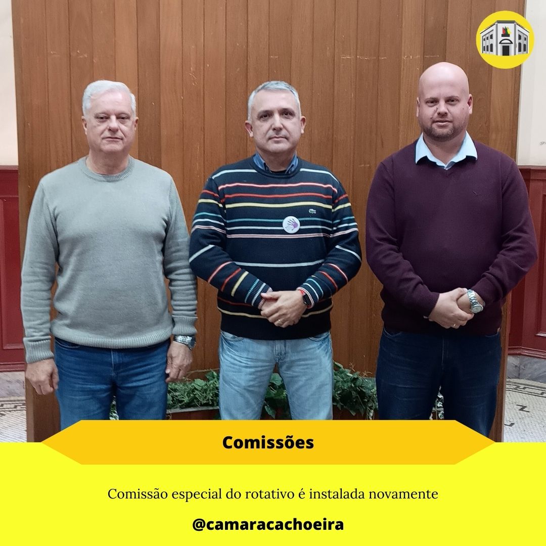 Comissão especial do rotativo é instalada novamente