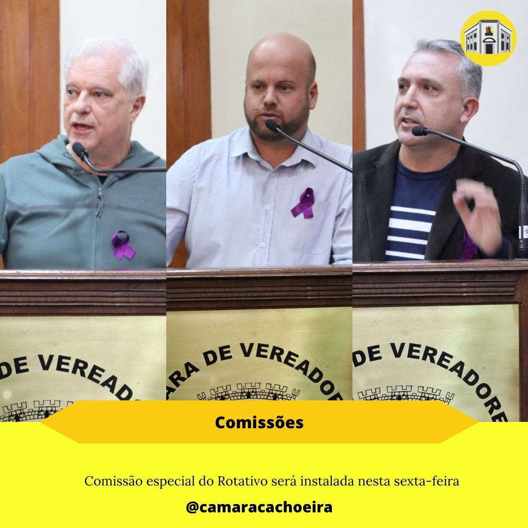 Comissão especial do Rotativo será instalada nesta sexta-feira