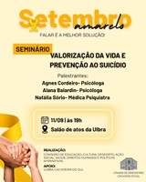 Câmara realiza seminário Valorização da Vida e Prevenção ao Suicídio na Ulbra