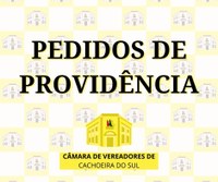 Confira os Pedidos de Providências apresentados pelos vereadores