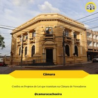 Confira os Projetos de Lei que tramitam na Câmara de Vereadores