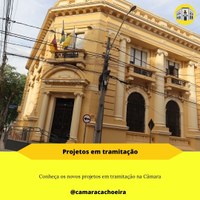 Conheça os novos projetos em tramitação na Câmara