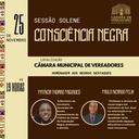 Câmara realiza Sessão da Consciência Negra na terça-feira