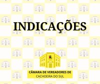 Indicações apresentadas na segunda-feira (18/09)