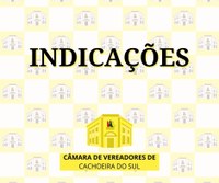 Indicações apresentadas na segunda-feira (18/09)