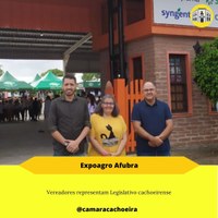 Legislativo Cachoeirense presente na abertura da Expoagro Afubra