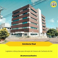 Legislativo reforça a luta para elevação da Comarca de Cachoeira