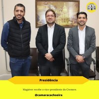 Magaiver recebe o vice-presidente do Cremers