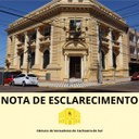 Nota de esclarecimento