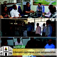 Câmara conversa com empresários