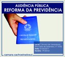 Câmara vai discutir reforma da previdência em audiência pública