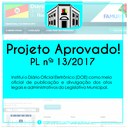 Câmara voltará a publicar seus atos oficiais no Diário Oficial Eletrônico
