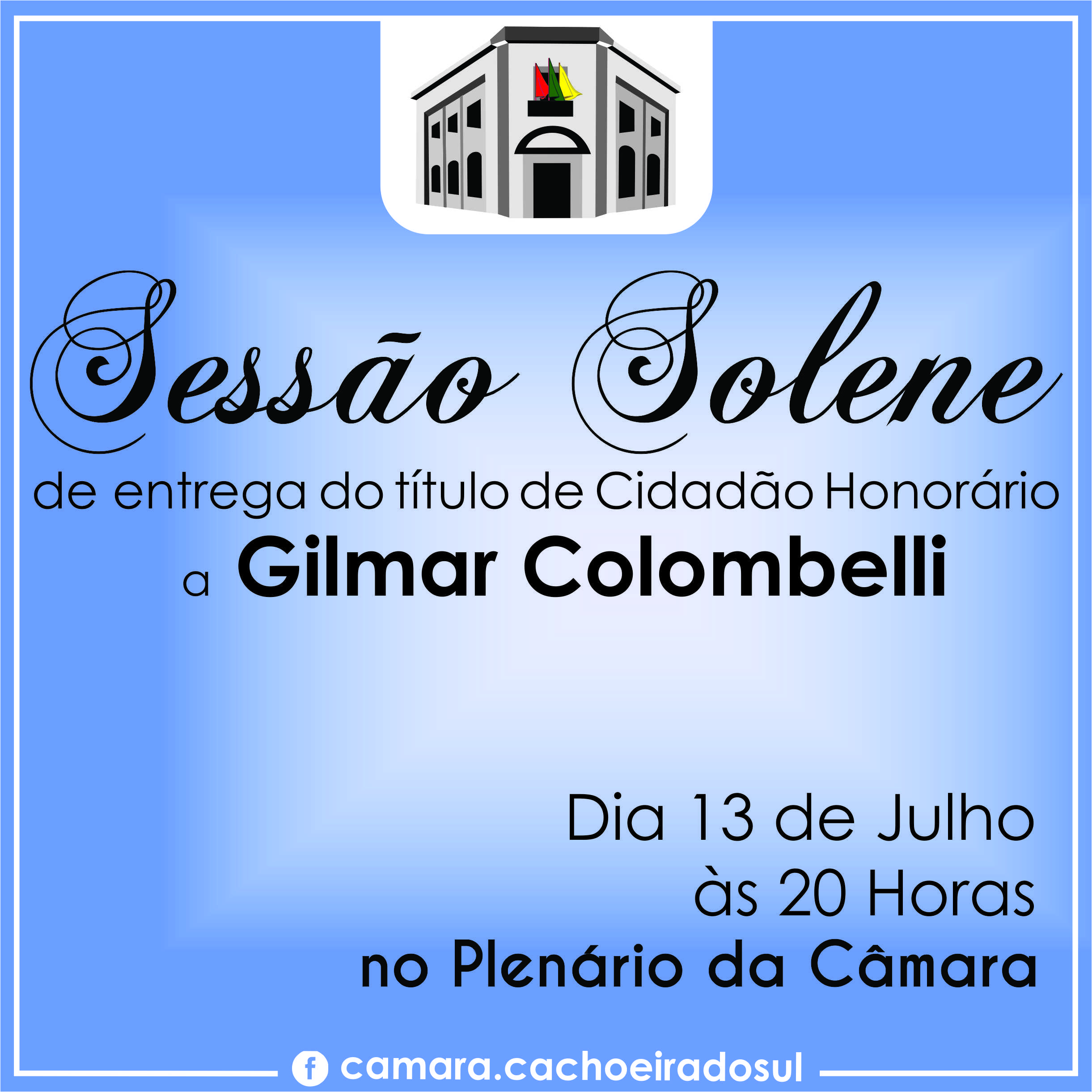 Gilmar Colombelli receberá título cidadão honorário de Cachoeira do Sul