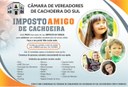 Câmara lança Campanha “Imposto Amigo De Cachoeira” Câmara lança Campanha “Imposto Amigo De Cachoeira”