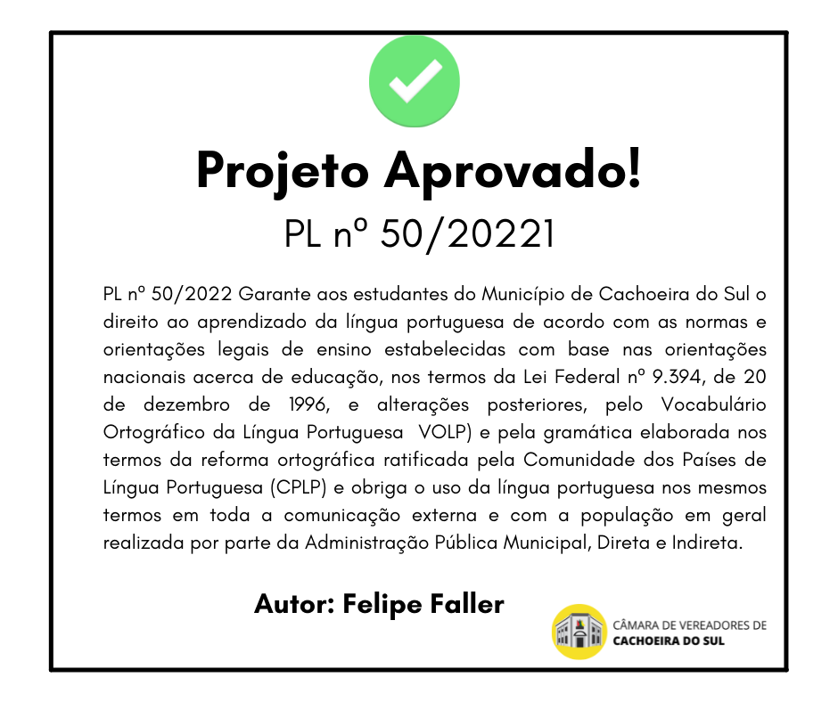 Parlamentares aprovaram Projetos de Lei na Sessão Ordinária desta semana