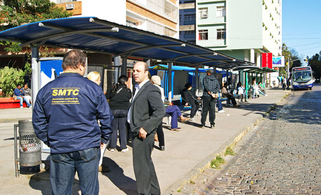 Balardin conhece melhorias do sistema de transporte coletivo urbano de Bagé.