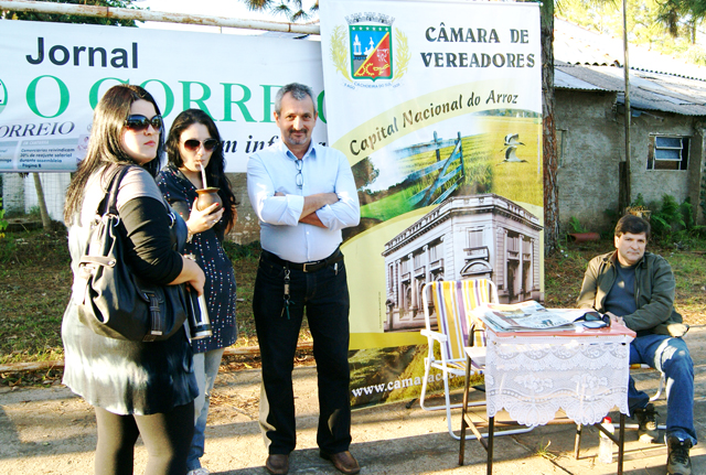 Câmara participa de projeto comunitário na localidade de Passo D'Areia.