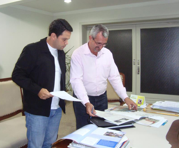 Cleber e Neiron discutem ciclovia para Cachoeira do Sul