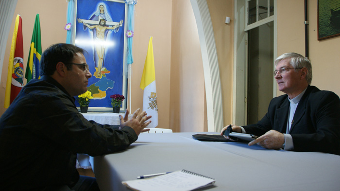 Presidente da Câmara reúne-se com bispo de Cachoeira