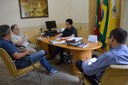 Câmara e Compach discutem reparos no Palácio João Neves da Fontoura.